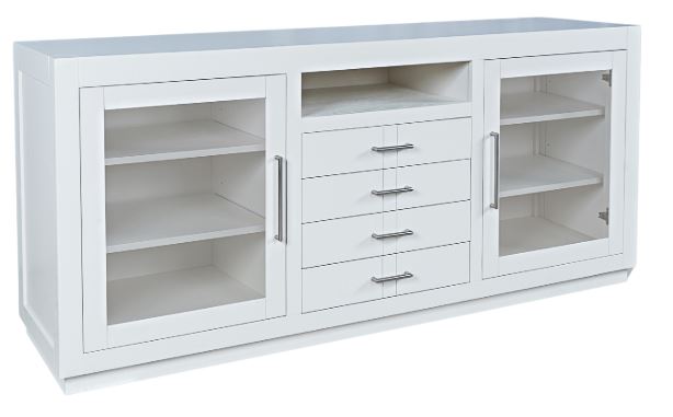 Auburn Hills White 70 Console - Ornate Home