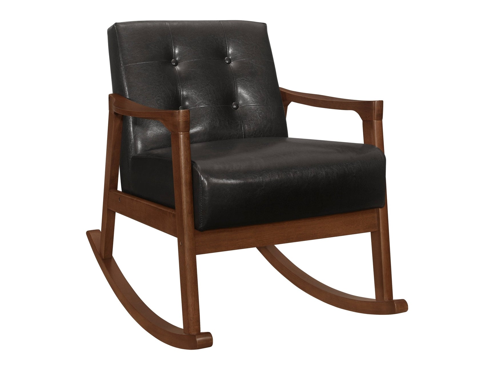 Auden Dark Walnut Rocking Chair - Ornate Home
