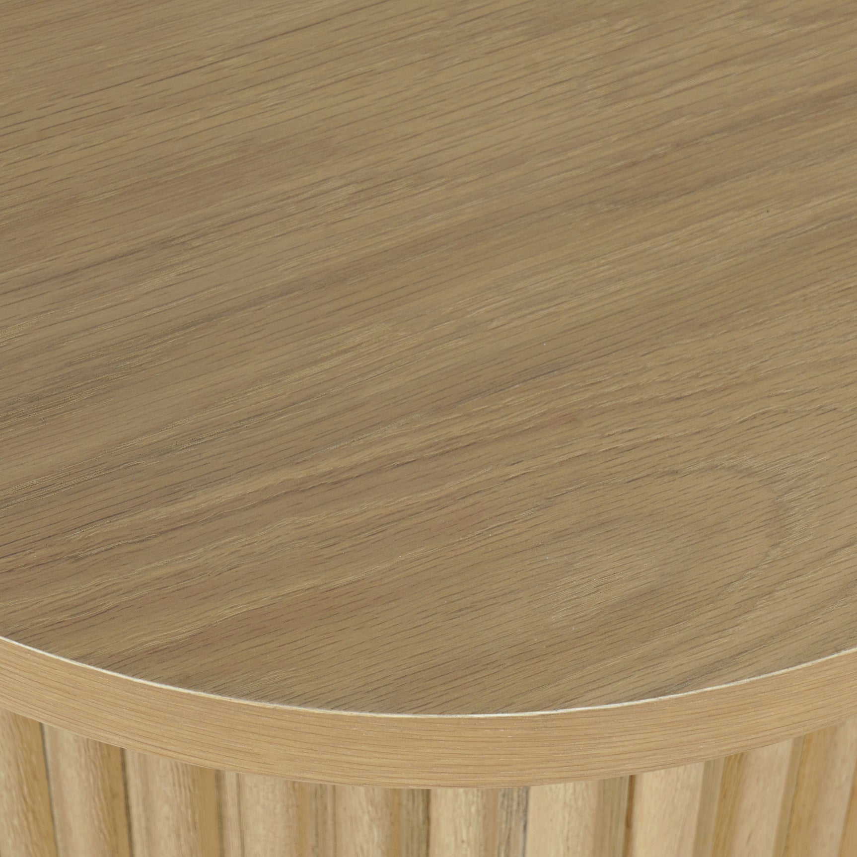 Auden Natural Round End Table - Ornate Home