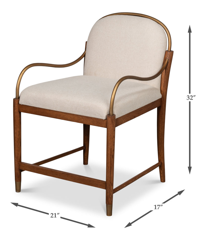 Auden Tan Dining Chair - Ornate Home