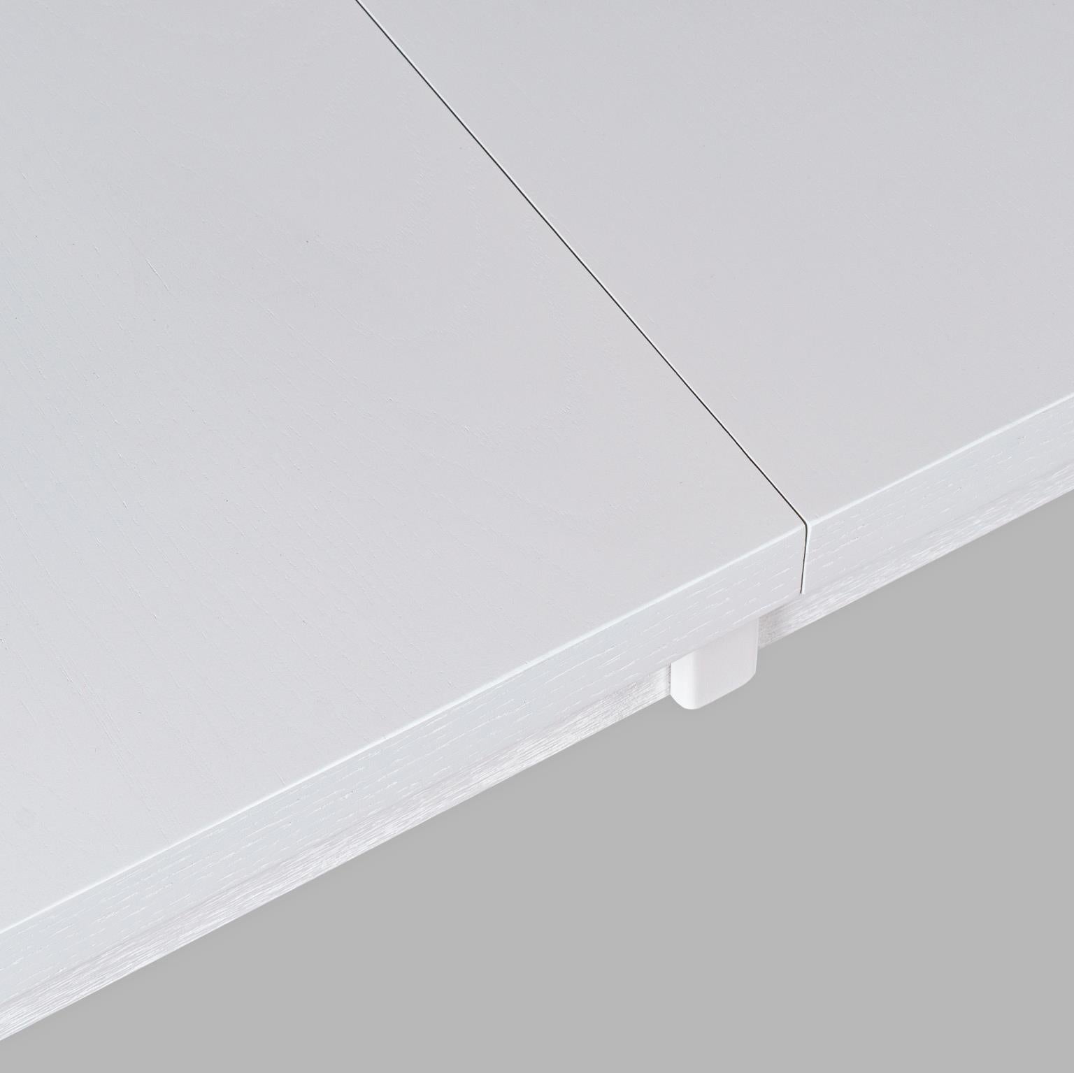 Auden White 101 Double Ped Dining Table - Ornate Home