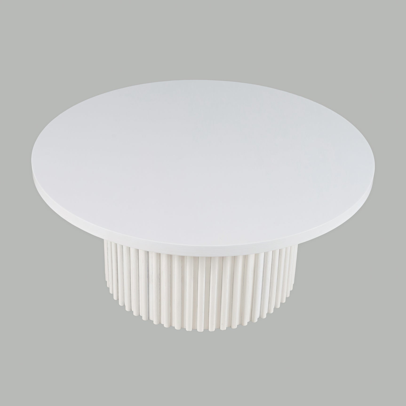 Auden White Round Cocktail Table - Ornate Home
