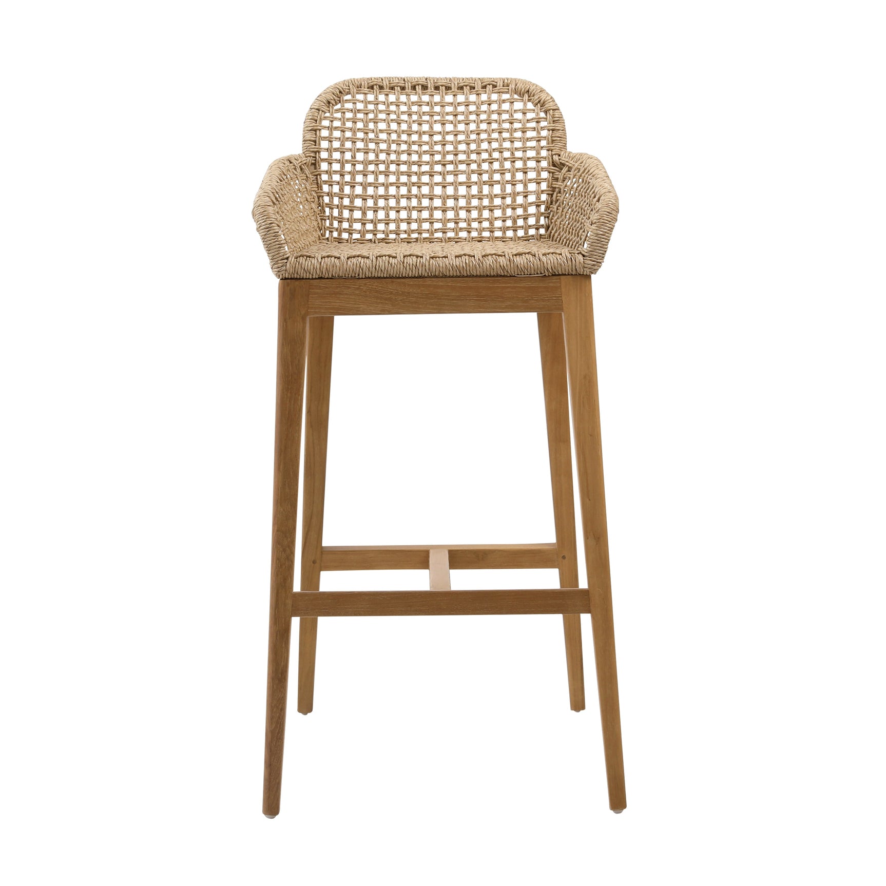 Audra Natural Outdoor Barstool - Ornate Home