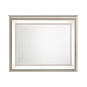 Audra White Mirror - Ornate Home