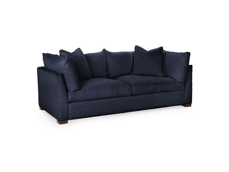 Audrey Navy Upholstered Sofa - Ornate Home