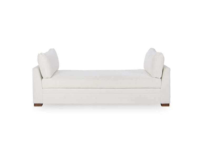 Audrey White Upholstered Daybed - Ornate Home