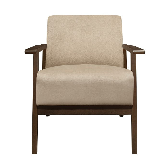 August Brown Accent Chair - Ornate Home