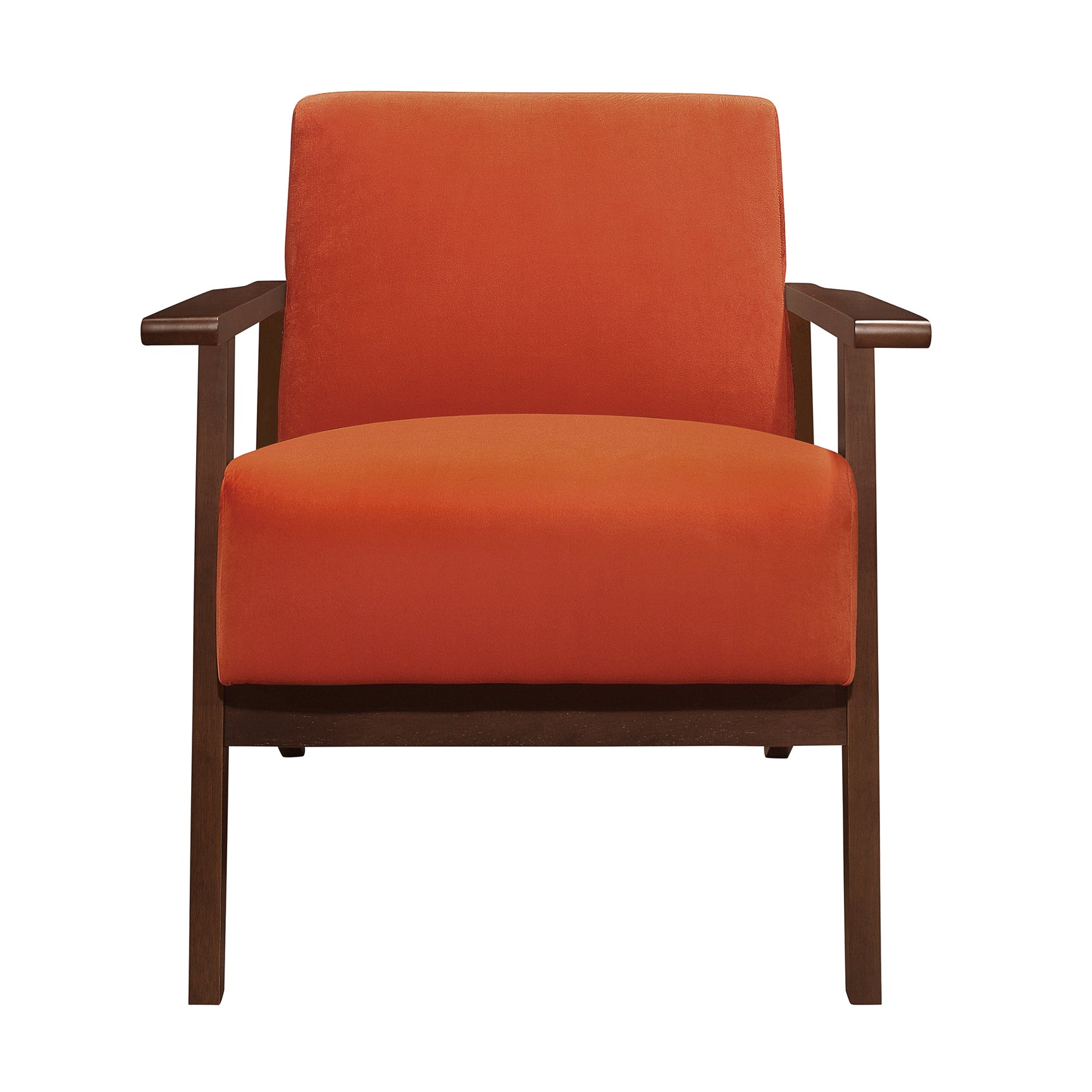 August Orange Accent Chair - Ornate Home