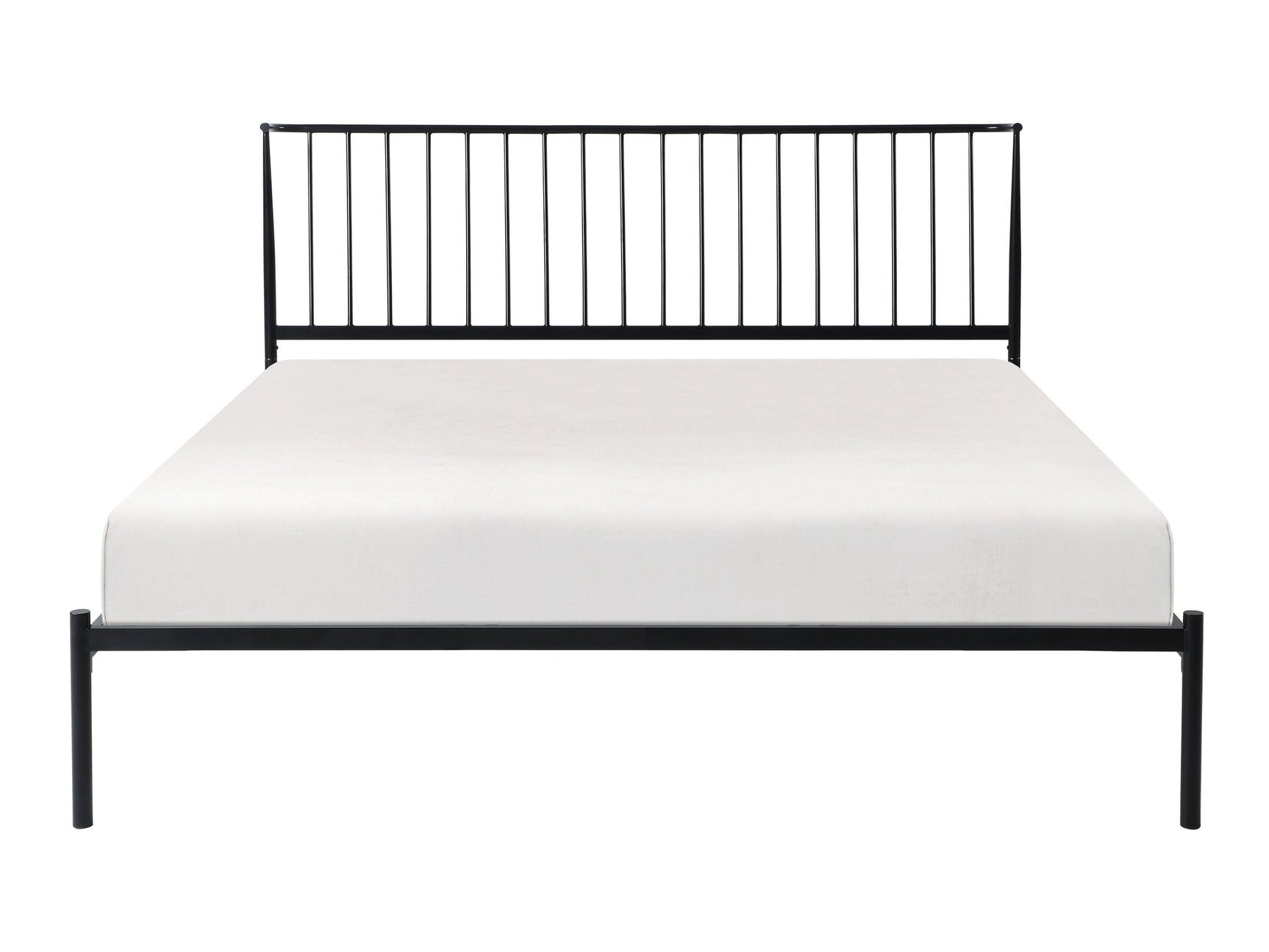 Augusta Black Eastern King Platform Bed - Ornate Home