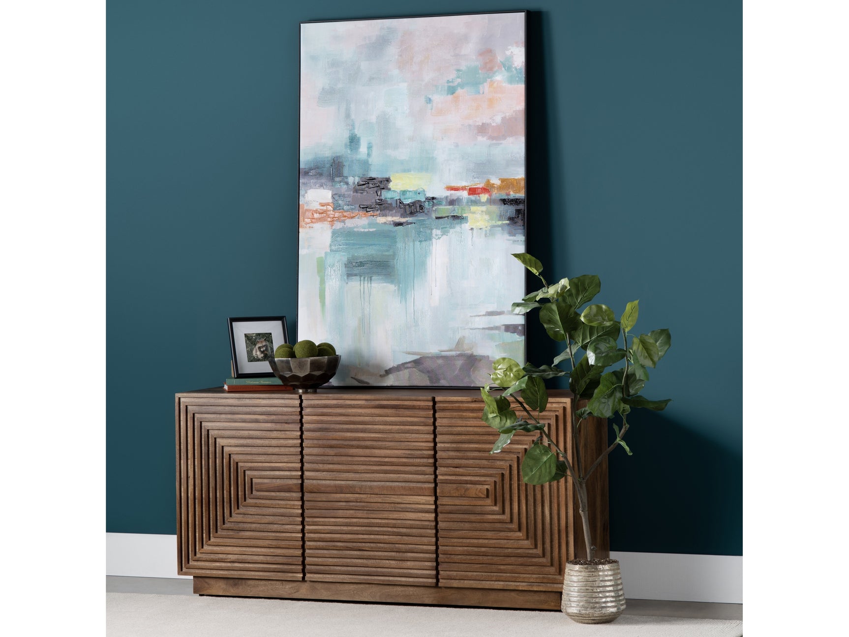 Augusta Green/Blue Canvas