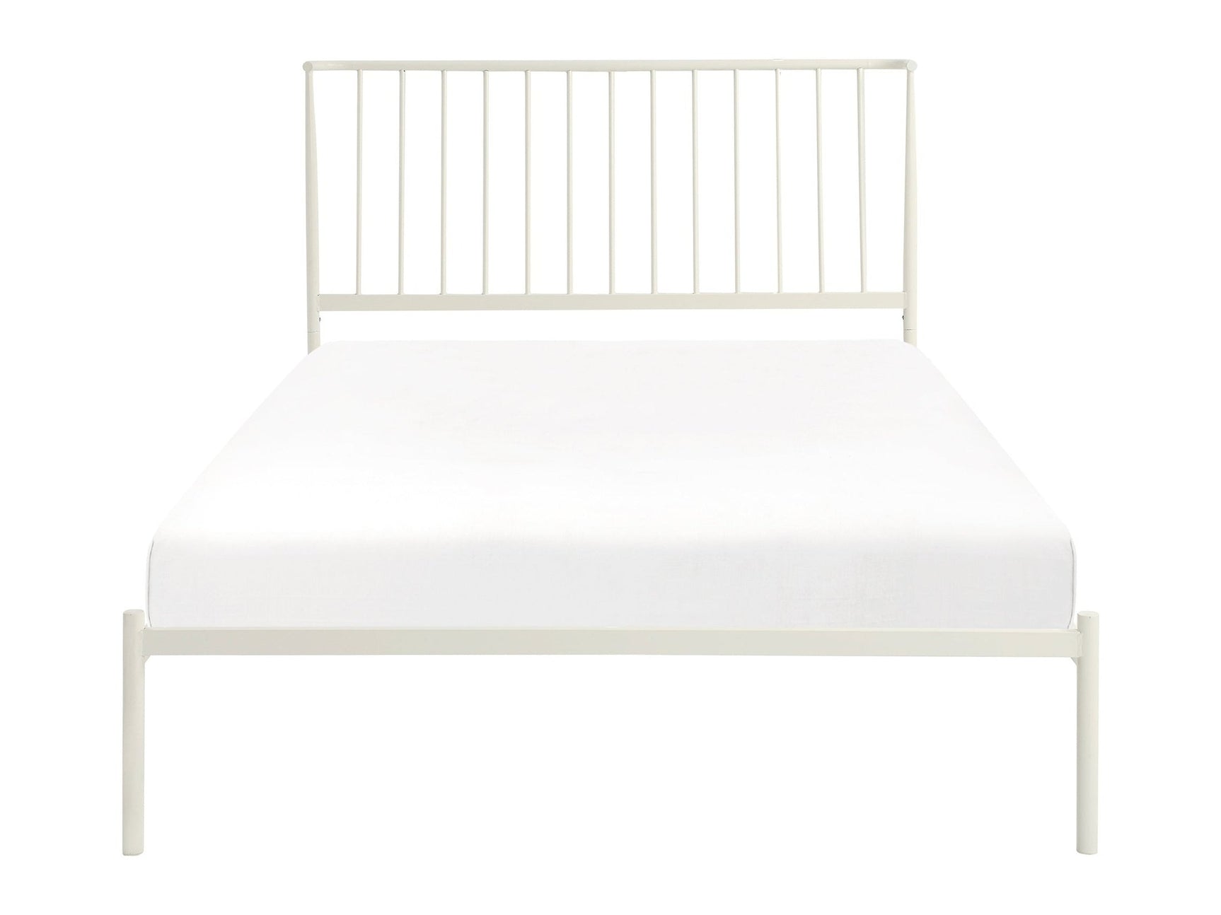 Augusta White Full Platform Bed - Ornate Home