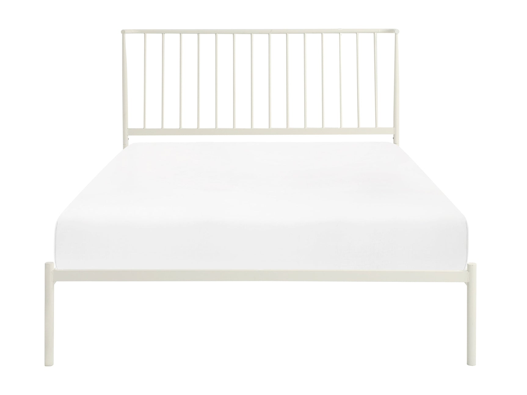 Augusta White Queen Platform Bed - Ornate Home