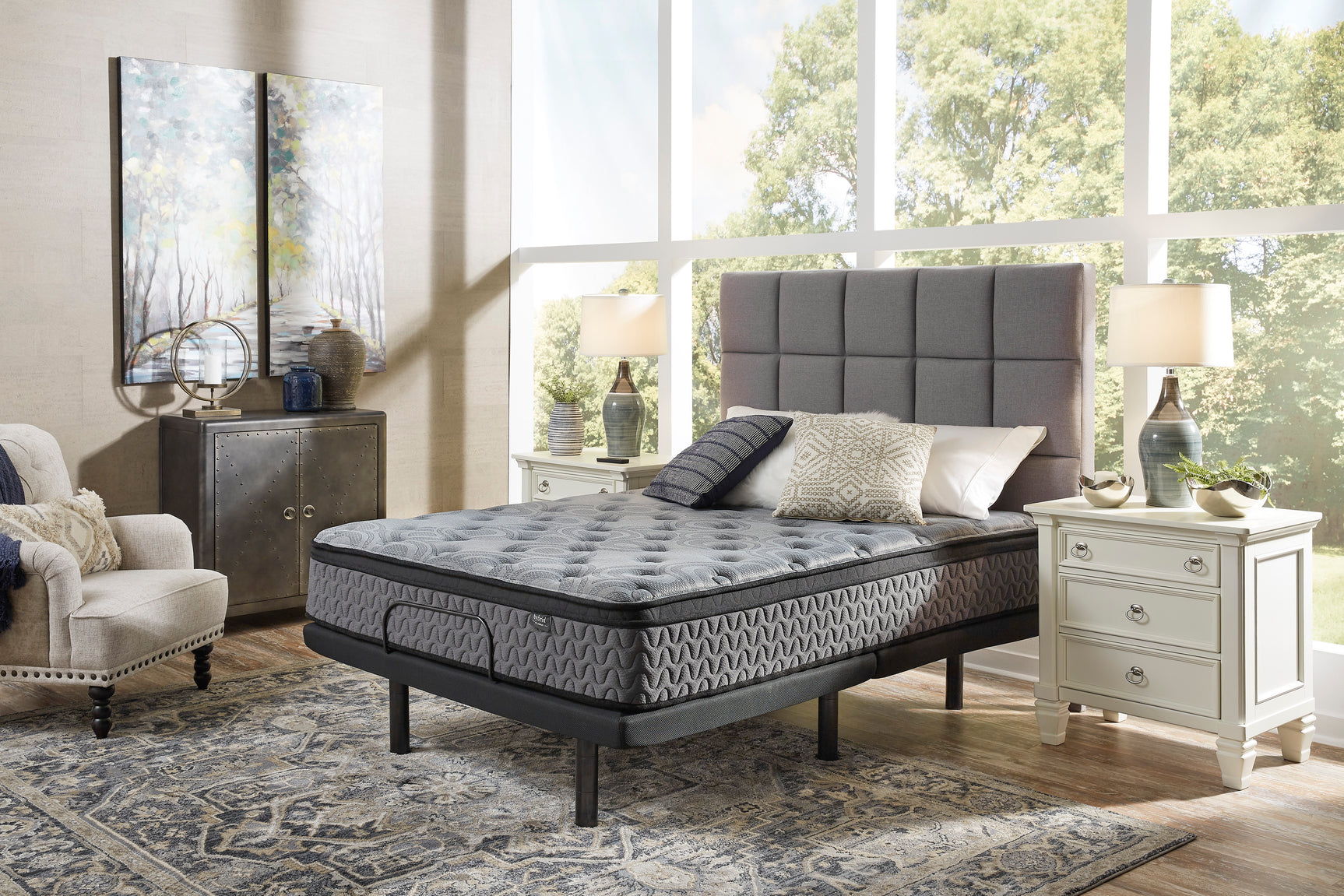 Augusta2 Gray Twin Firm Mattress - Ornate Home