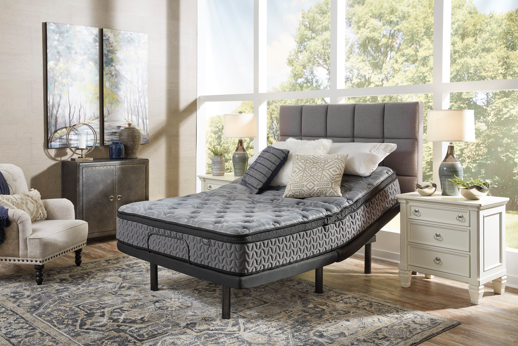 Augusta2 Gray Twin Firm Mattress - Ornate Home