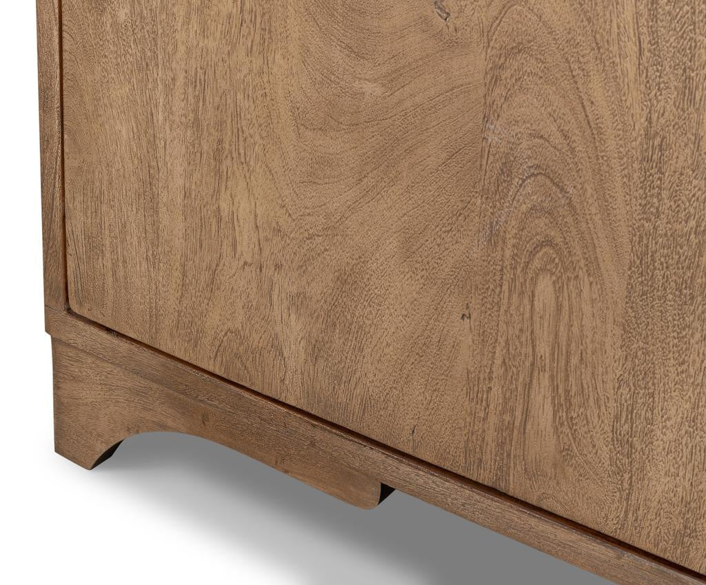 Augustus Tan Two Door Cabinet - Ornate Home