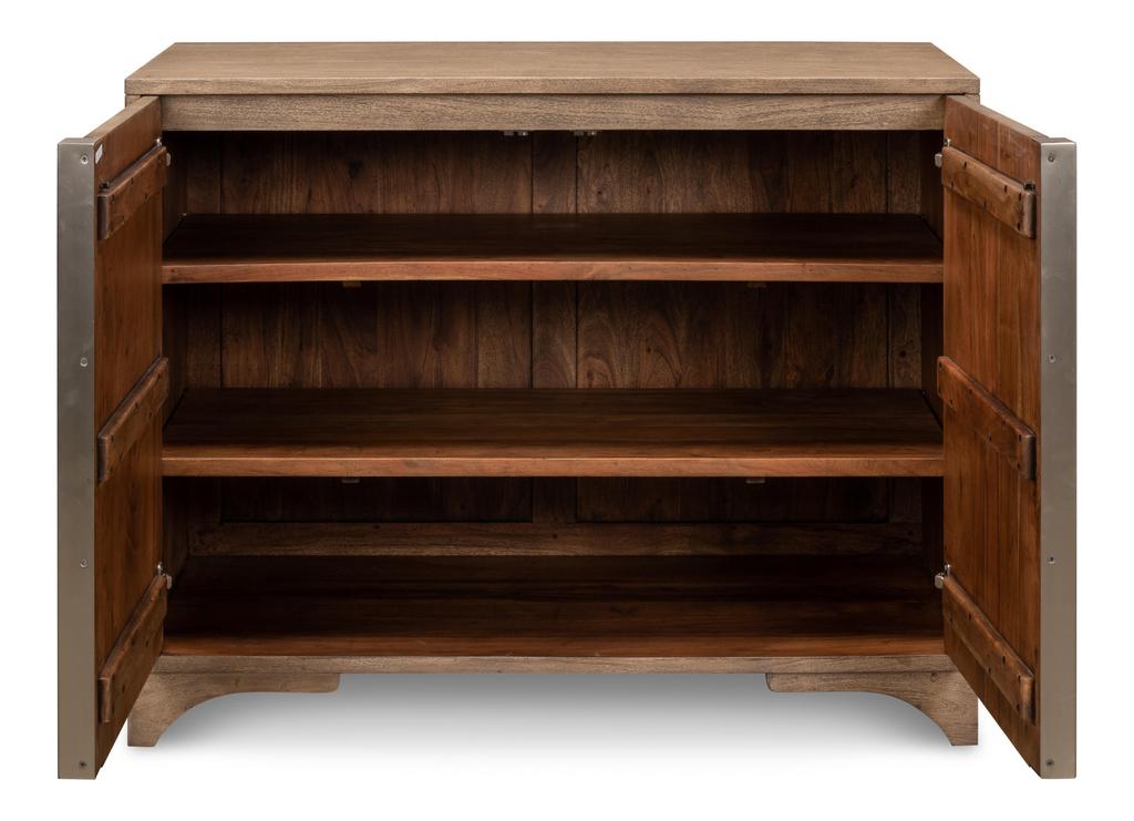 Augustus Tan Two Door Cabinet - Ornate Home