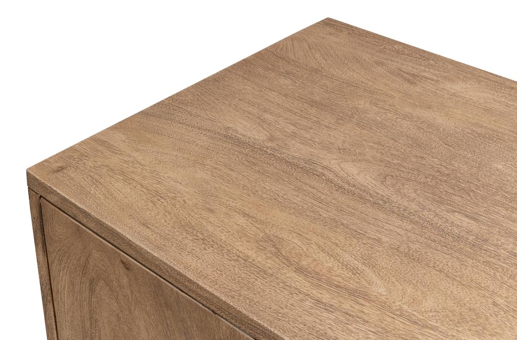 Augustus Tan Two Door Cabinet - Ornate Home