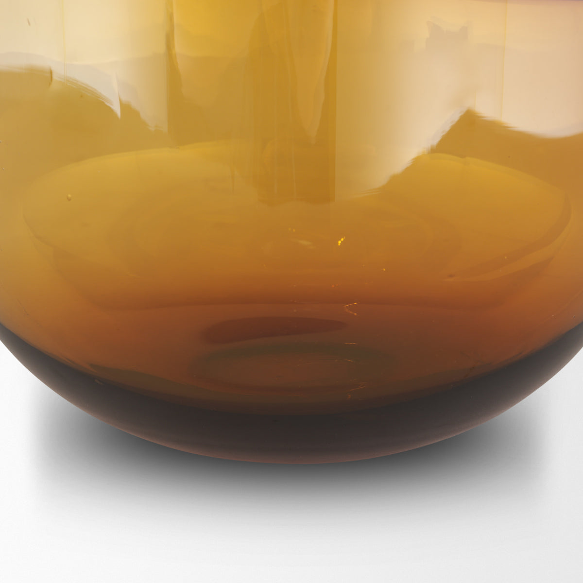 Aurel Orange Tall Glass Vase - Ornate Home