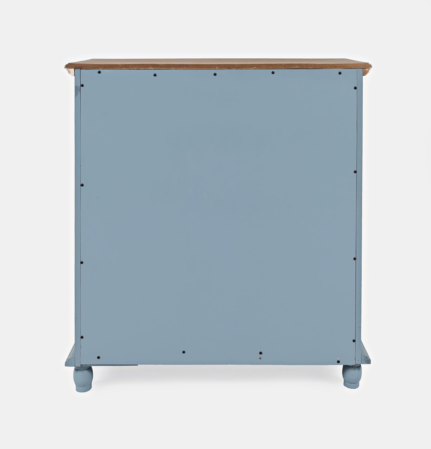 Aurora Hills Brushed Blue/Bisque 2 Door Accent Chest - Ornate Home