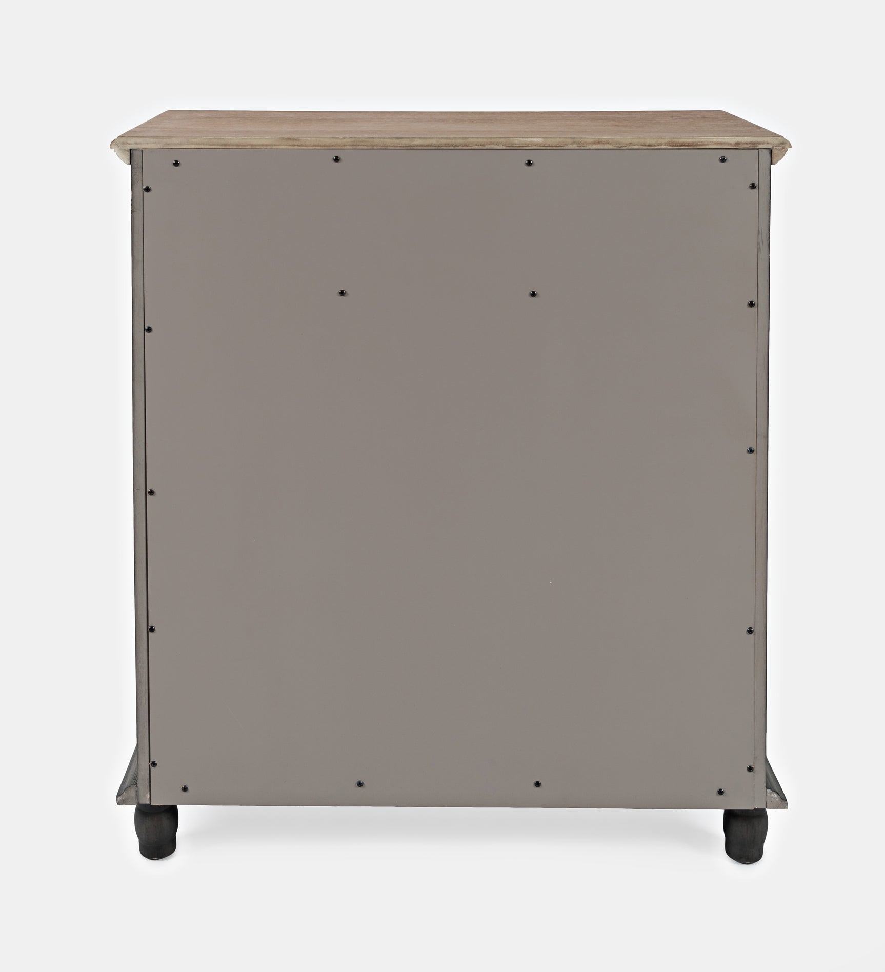 Aurora Hills Brushed Grey/Bisque 2 Door Accent Chest - Ornate Home
