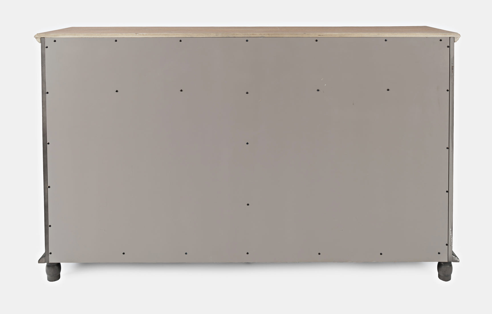 Aurora Hills Brushed Grey/Bisque 4 Door Accent Chest - Ornate Home