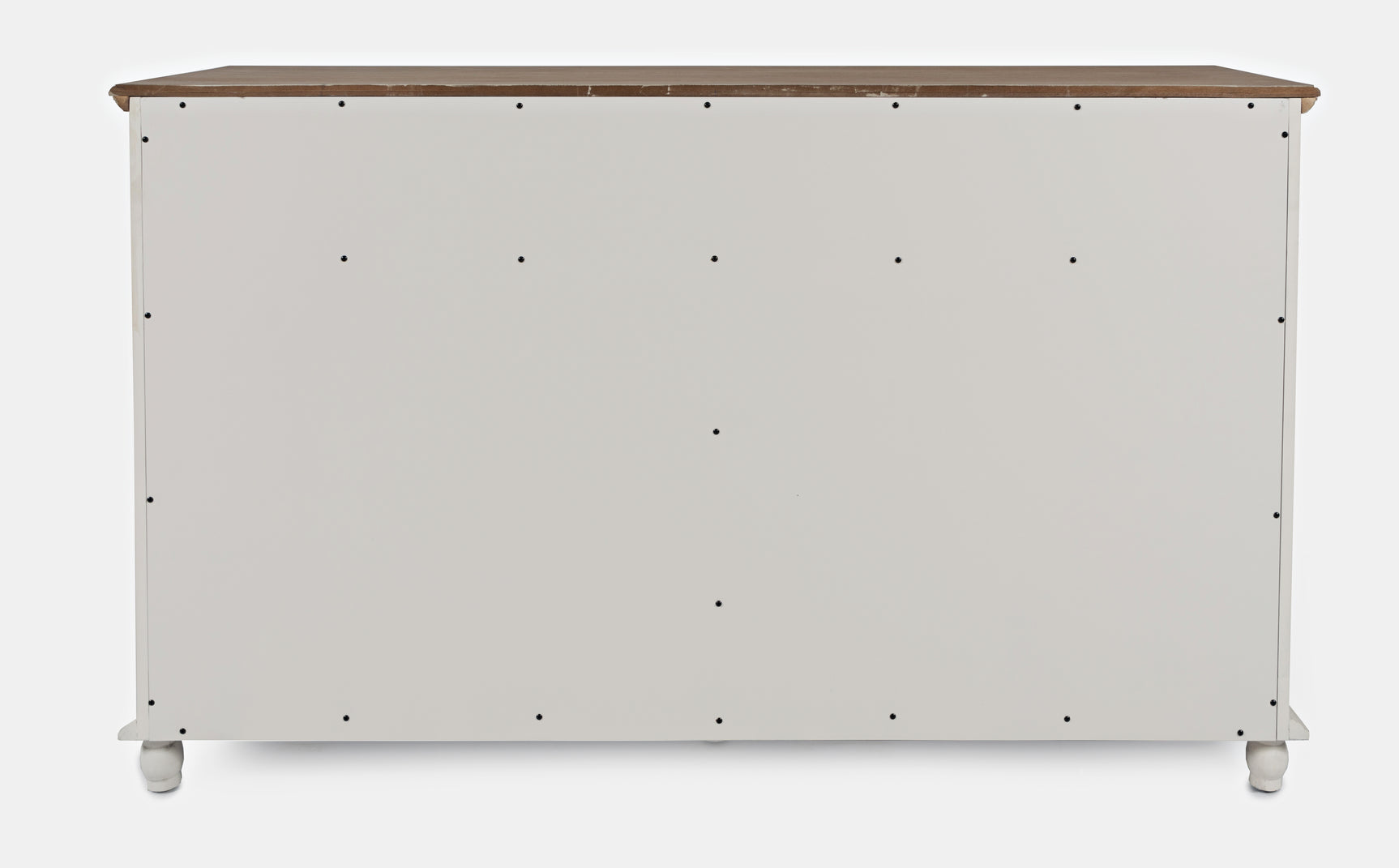 Aurora Hills Brushed White/Bisque 4 Door Accent Chest - Ornate Home