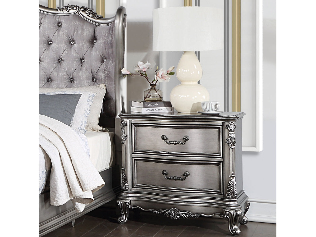 Ausonia Nightstand - Ornate Home