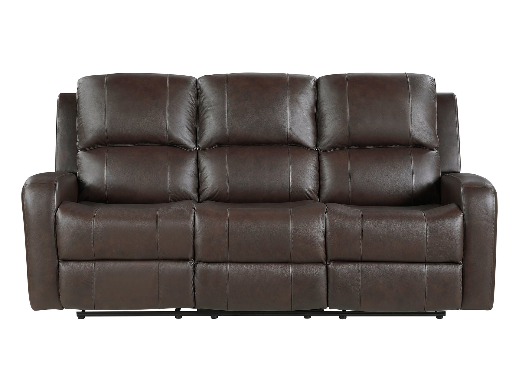 Austin Brown Double Reclining Sofa - Ornate Home