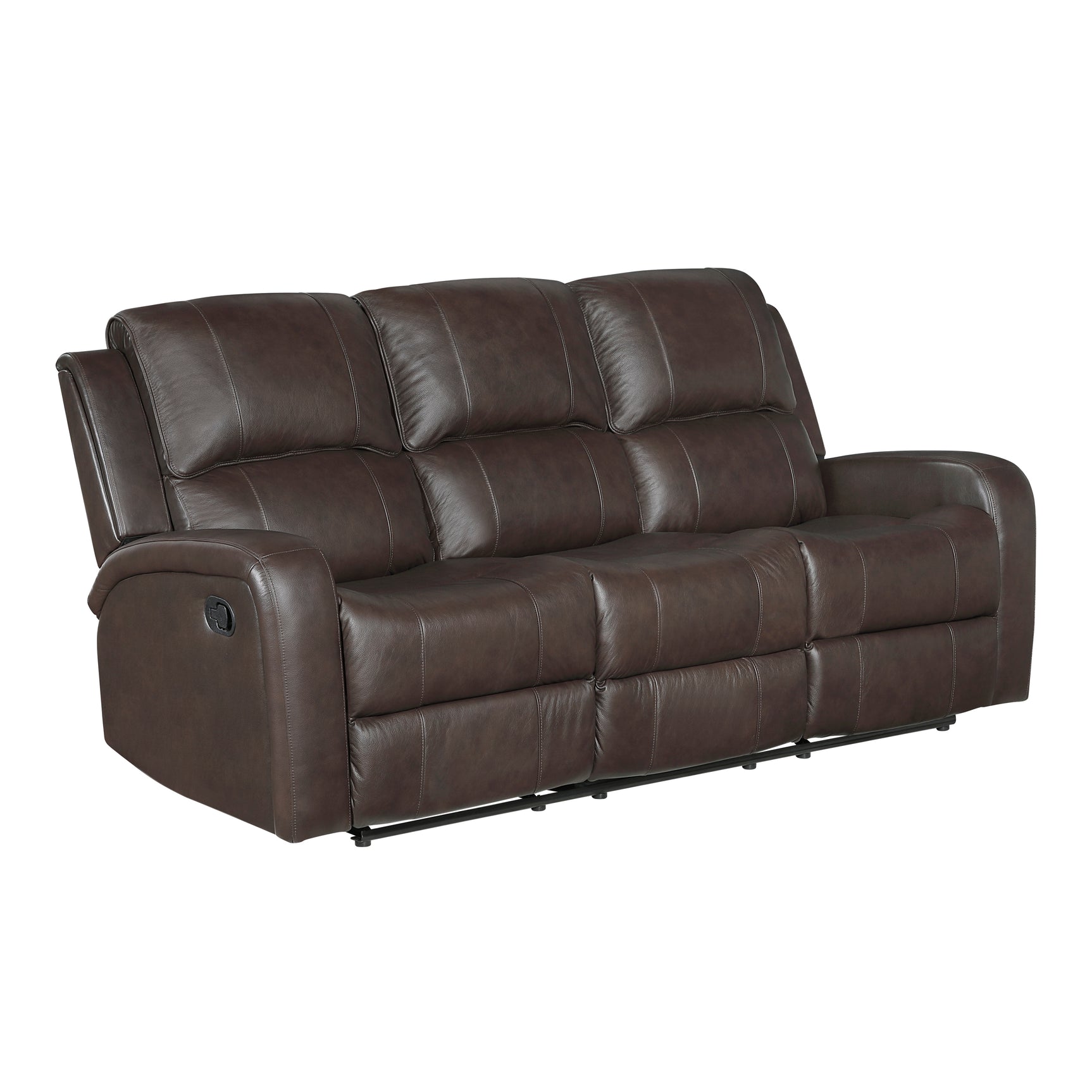 Austin Brown Double Reclining Sofa - Ornate Home