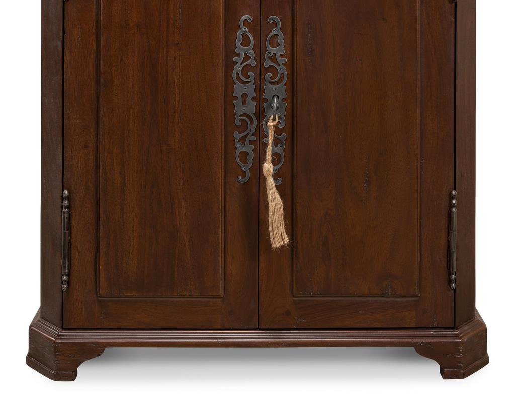 Austrian Brown Hall Cabinet - Ornate Home