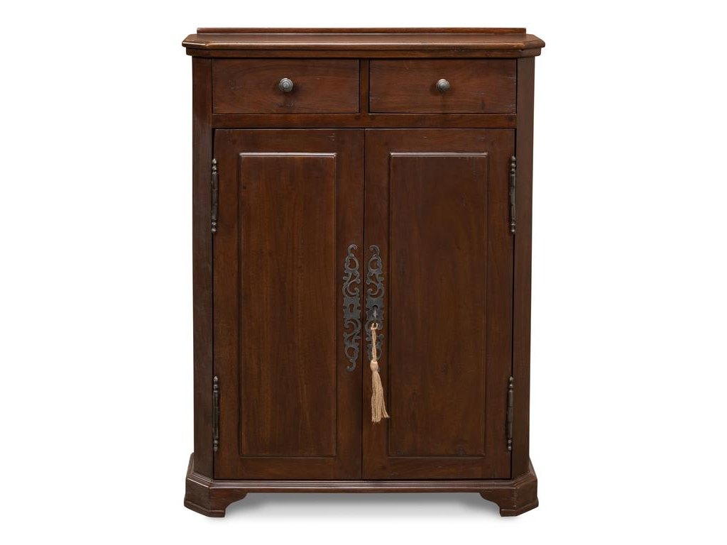 Austrian Brown Hall Cabinet - Ornate Home