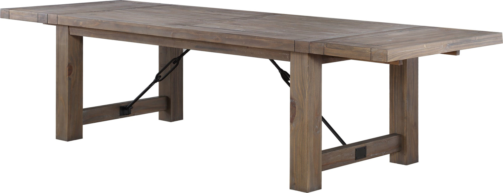 Autumn Flink Oak Solid Wood Extending Dining Table - Ornate Home