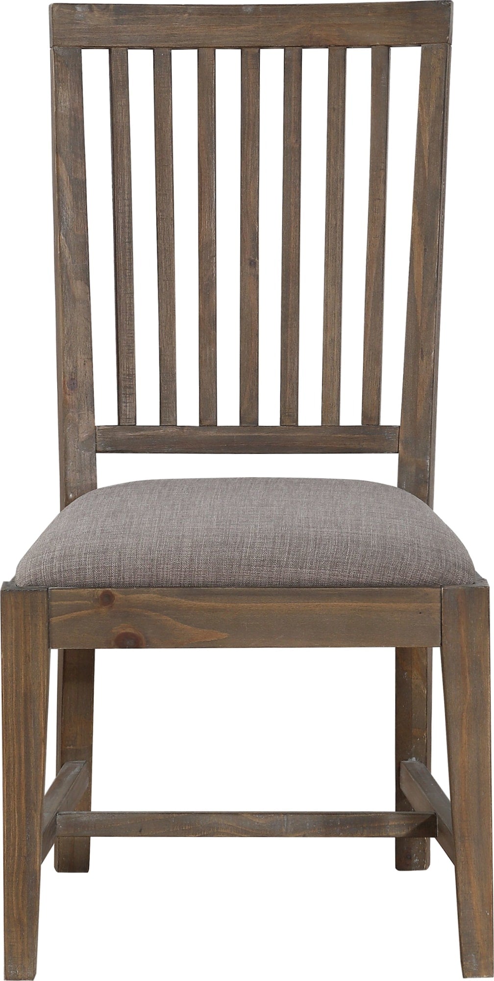 Autumn Flint Oak Solid Wood Upholstered Dining Chair - Ornate Home