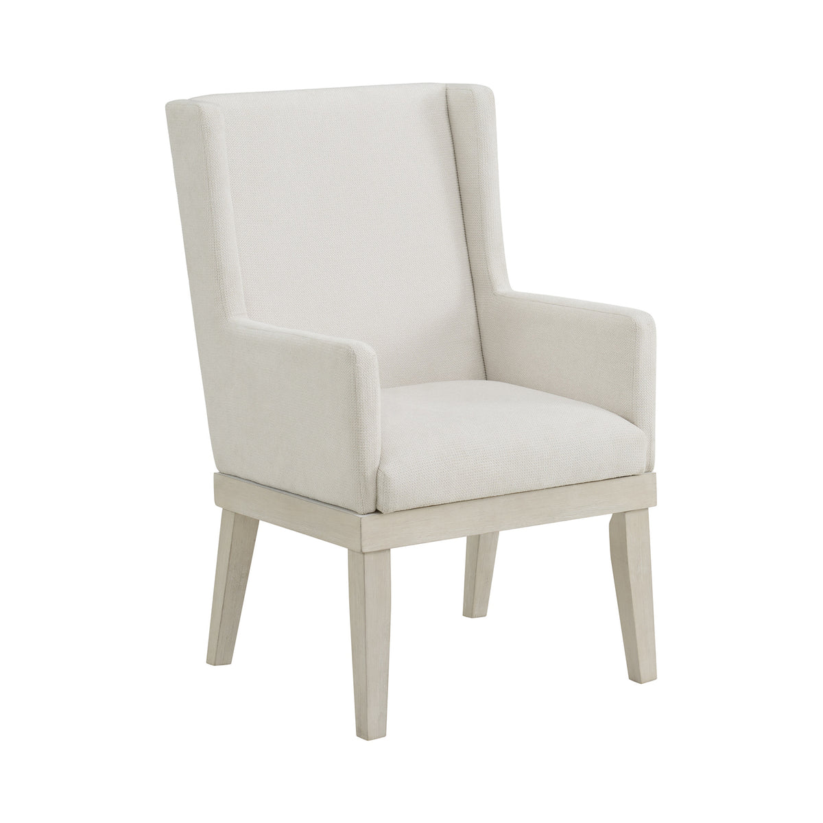 Avalanche Antique White Dining Arm Chair (Set of 2) - Ornate Home