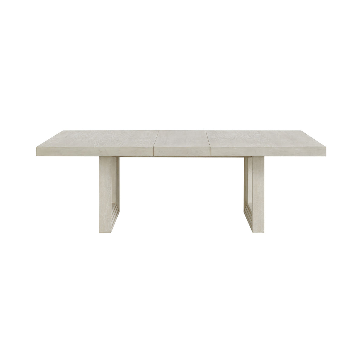 Avalanche Antique White Rectangular Dining Table with 18" Leaf - Ornate Home