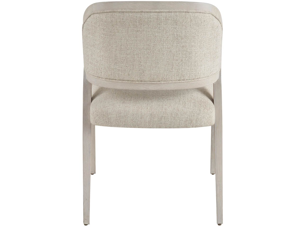 Avaline White Oak/Cream Arm Chair - Ornate Home