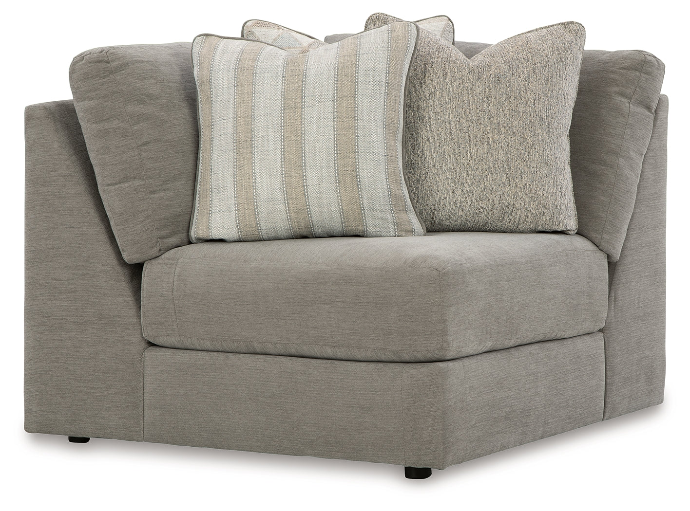 Avaliyah Ash 4-Piece Sectional and Oversized Accent Ottoman (Online Special Price) - Ornate Home
