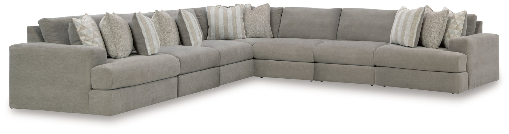 Avaliyah Ash 7-Piece Sectional - Ornate Home