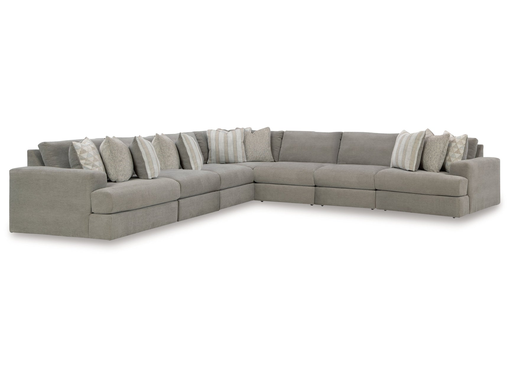 Avaliyah Ash 7-Piece Sectional - Ornate Home