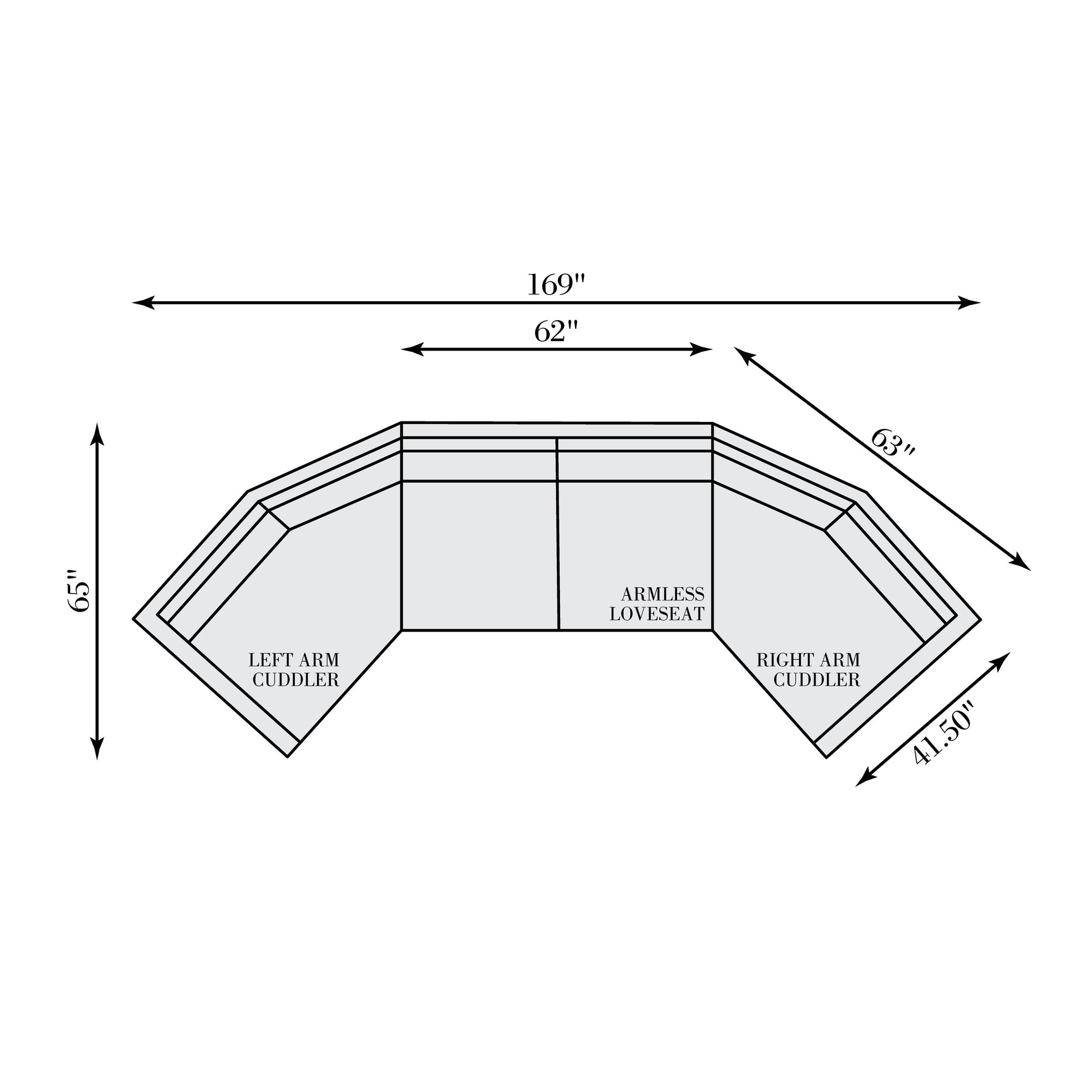 Avanni Brown Outdoor Sectional - Ornate Home