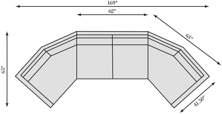 Avanni White/Cream Outdoor Sectional - Ornate Home