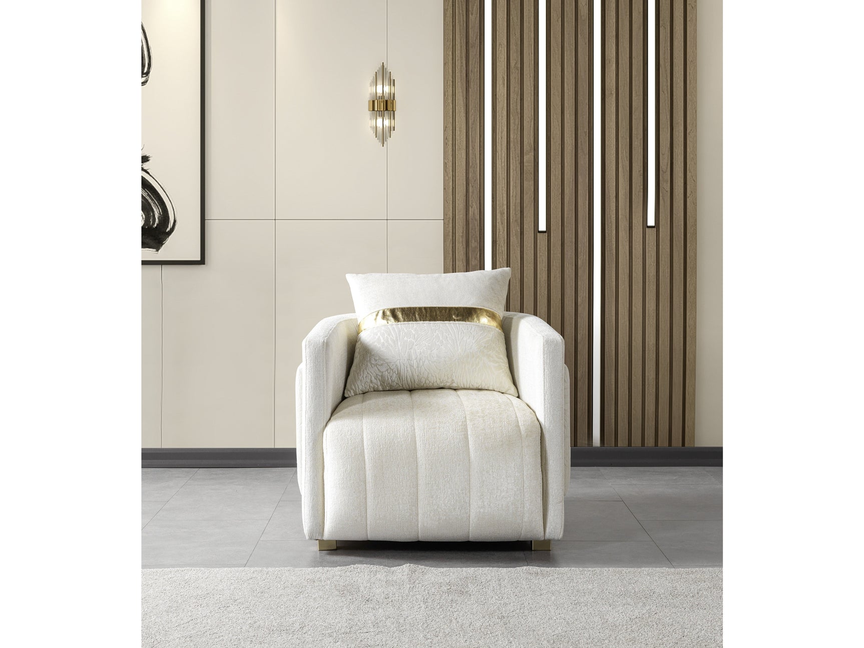 Avanos Cream Living Room Set - Ornate Home