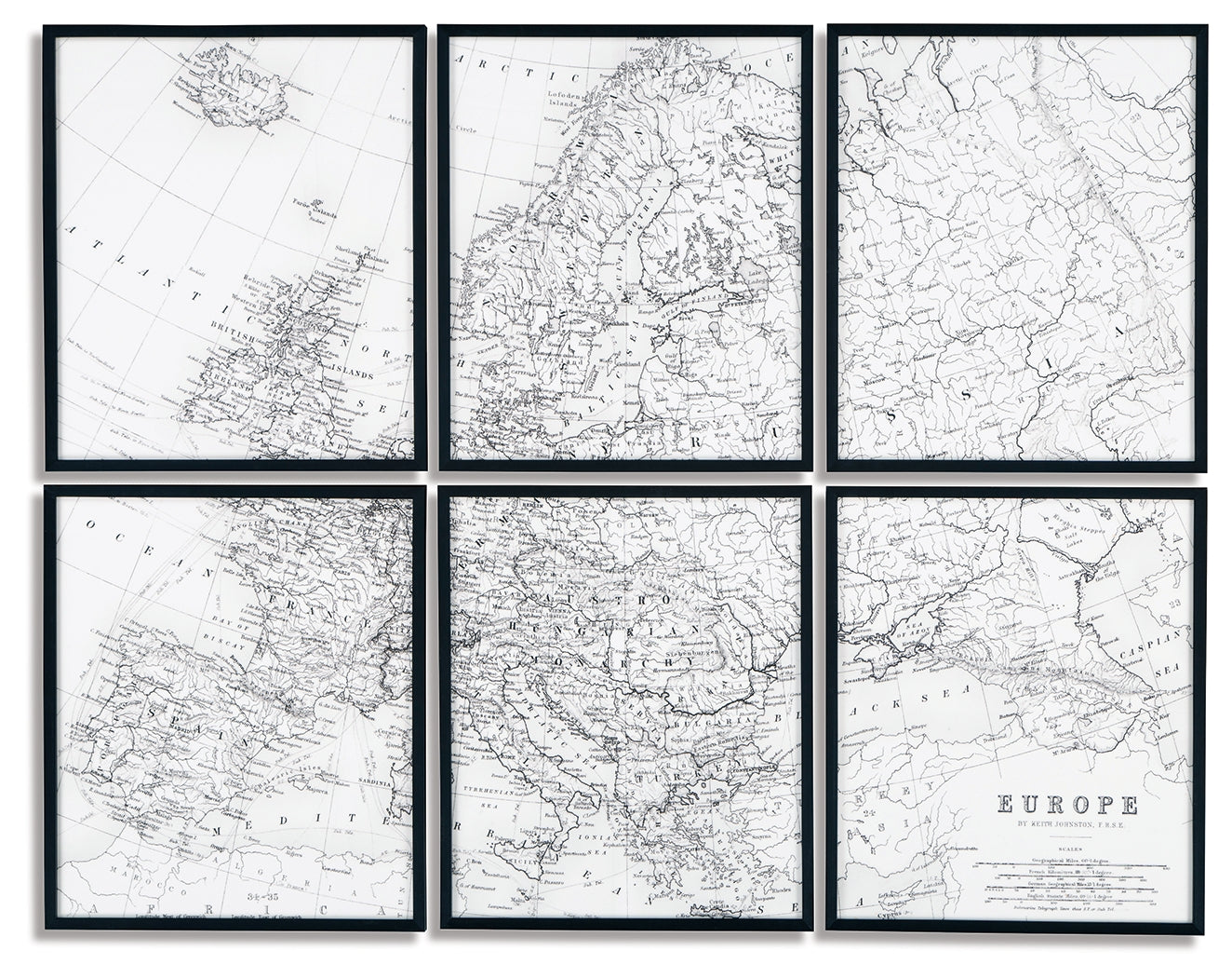 Avanworth Wall Art (Set of 6) (Online Special Price) - Ornate Home