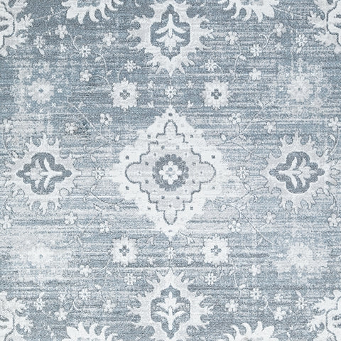 Avanworths Blue/Gray/Ivory Washable Large Rug - Ornate Home