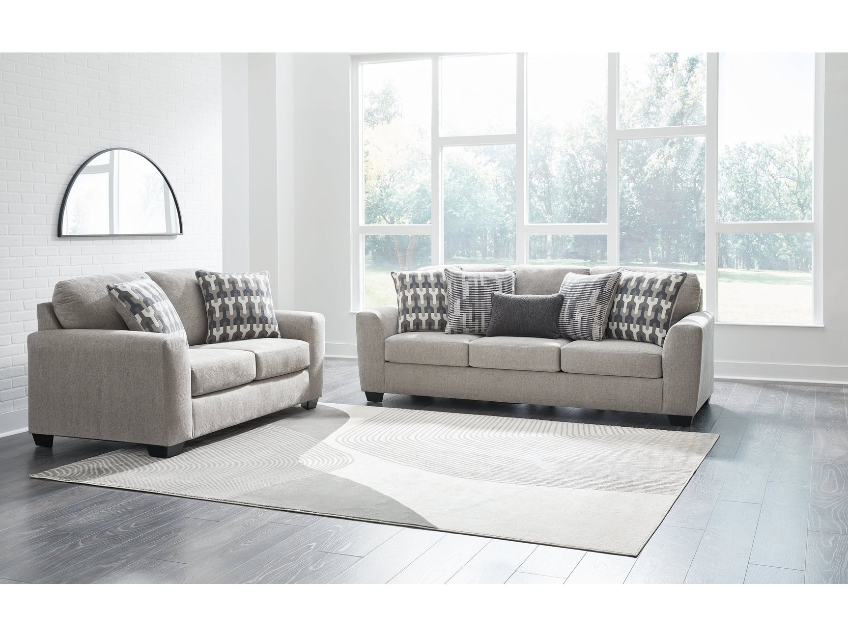 Avenal Park Flannel Sofa & Loveseat (Online Special Price) - Ornate Home