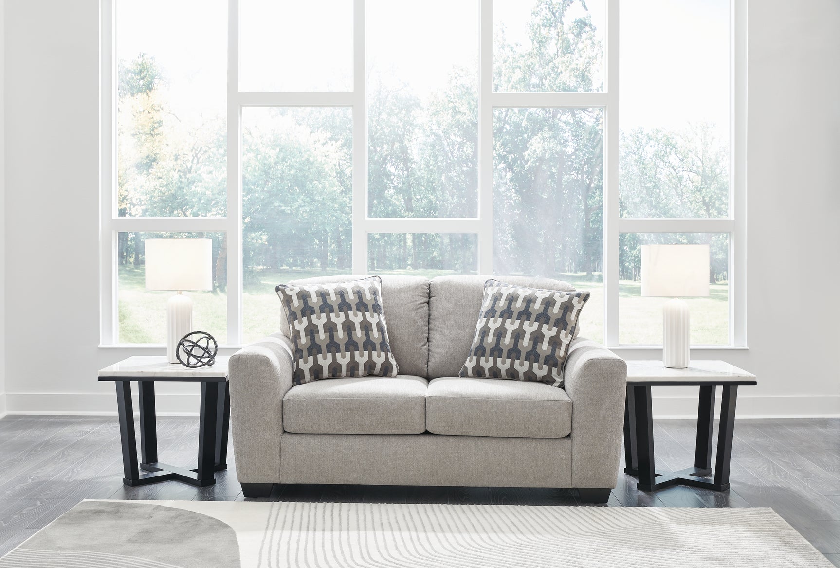 Avenal Park Flannel Sofa and 2 Loveseats - Ornate Home