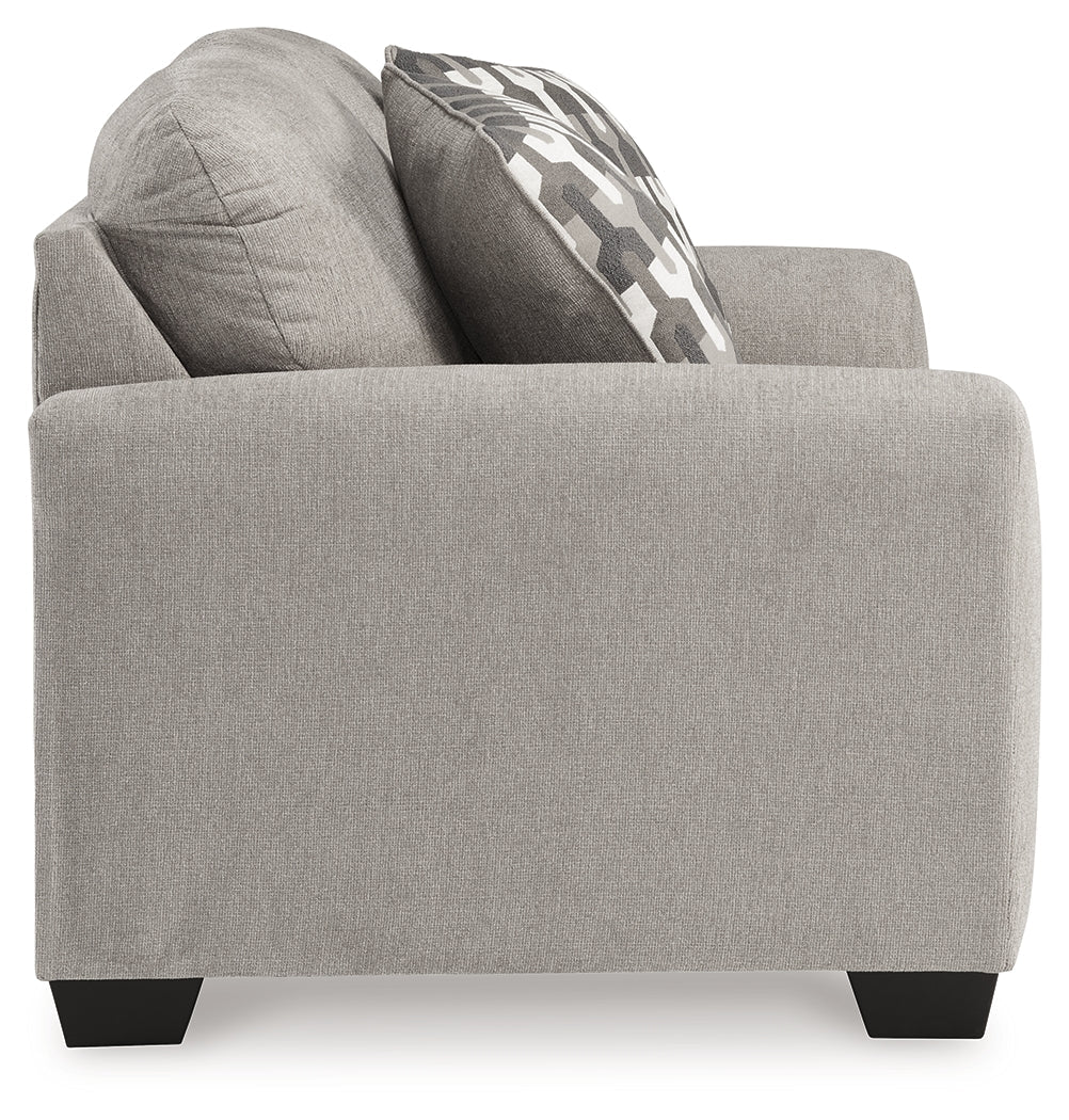 Avenal Park Gray Loveseat - Ornate Home