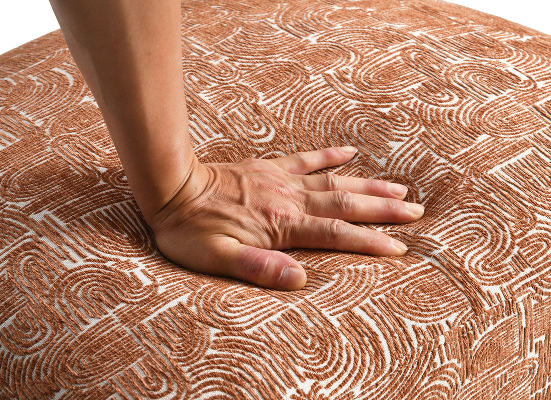 Aveni Rustic Orange Accent Chair - Ornate Home