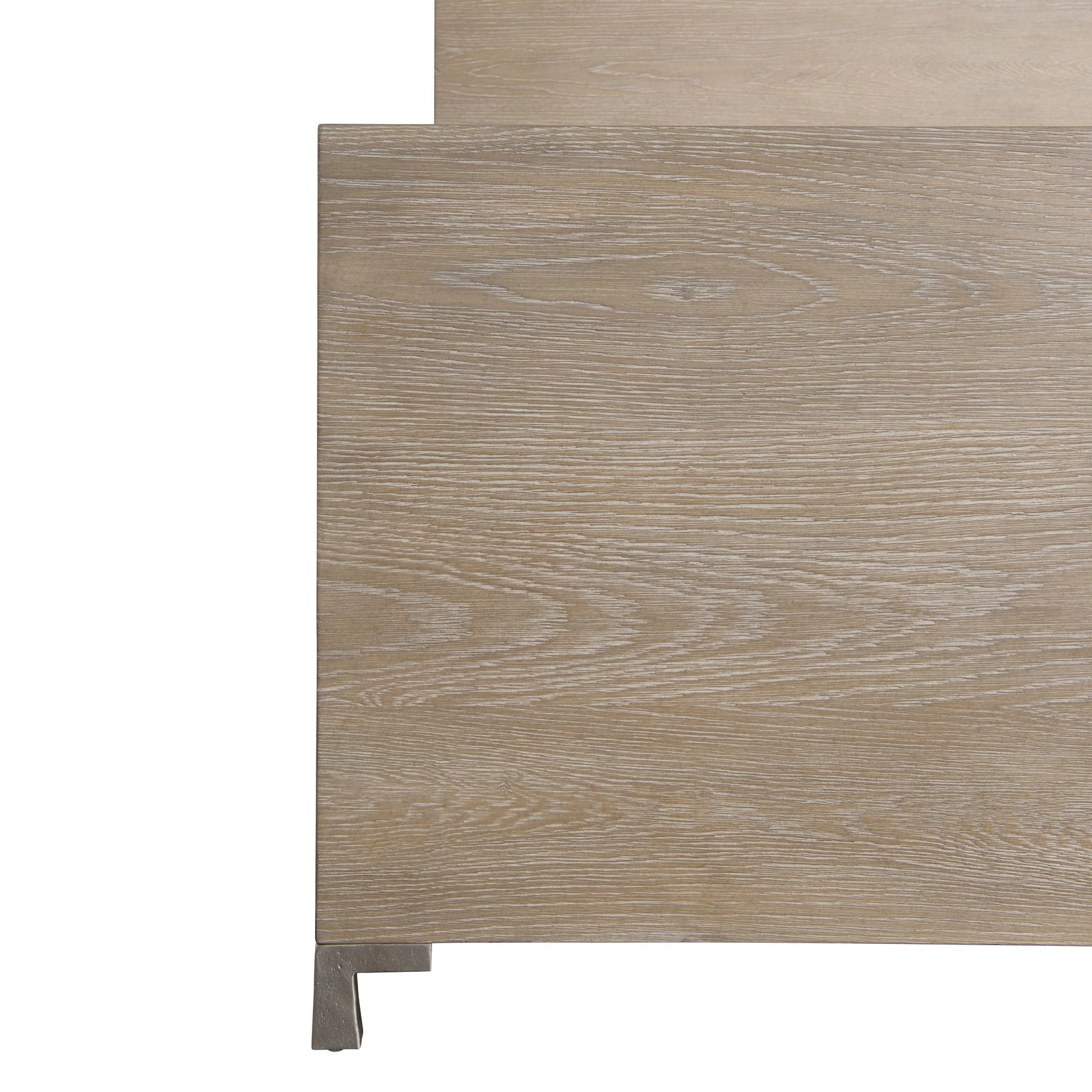 Aventura Frosted Nickel King Panel Bed