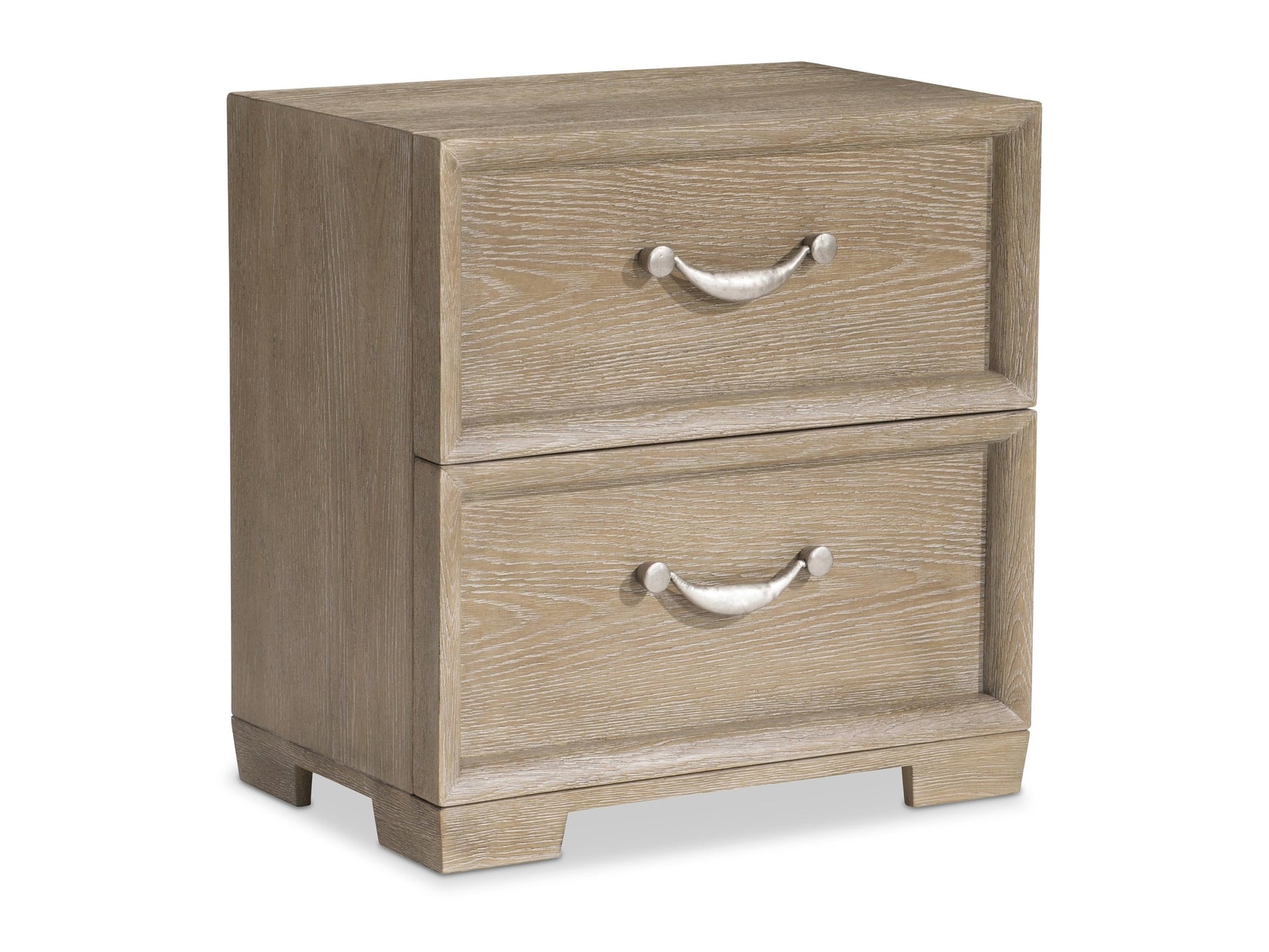 Aventura Marcona Nightstand with Metal Handles - Ornate Home